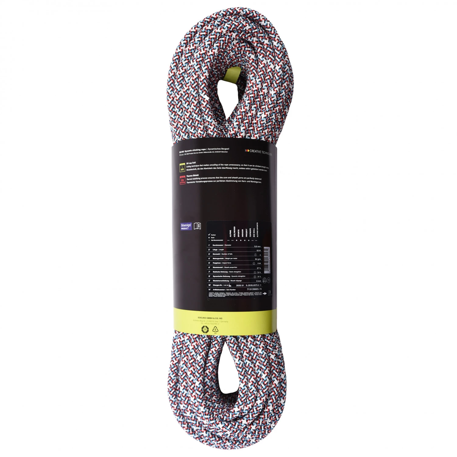 Edelrid - SE Priti 9,6 Mm - Single Rope 4 Edelrid - SE Priti 9,6 Mm - Single Rope - Image 2