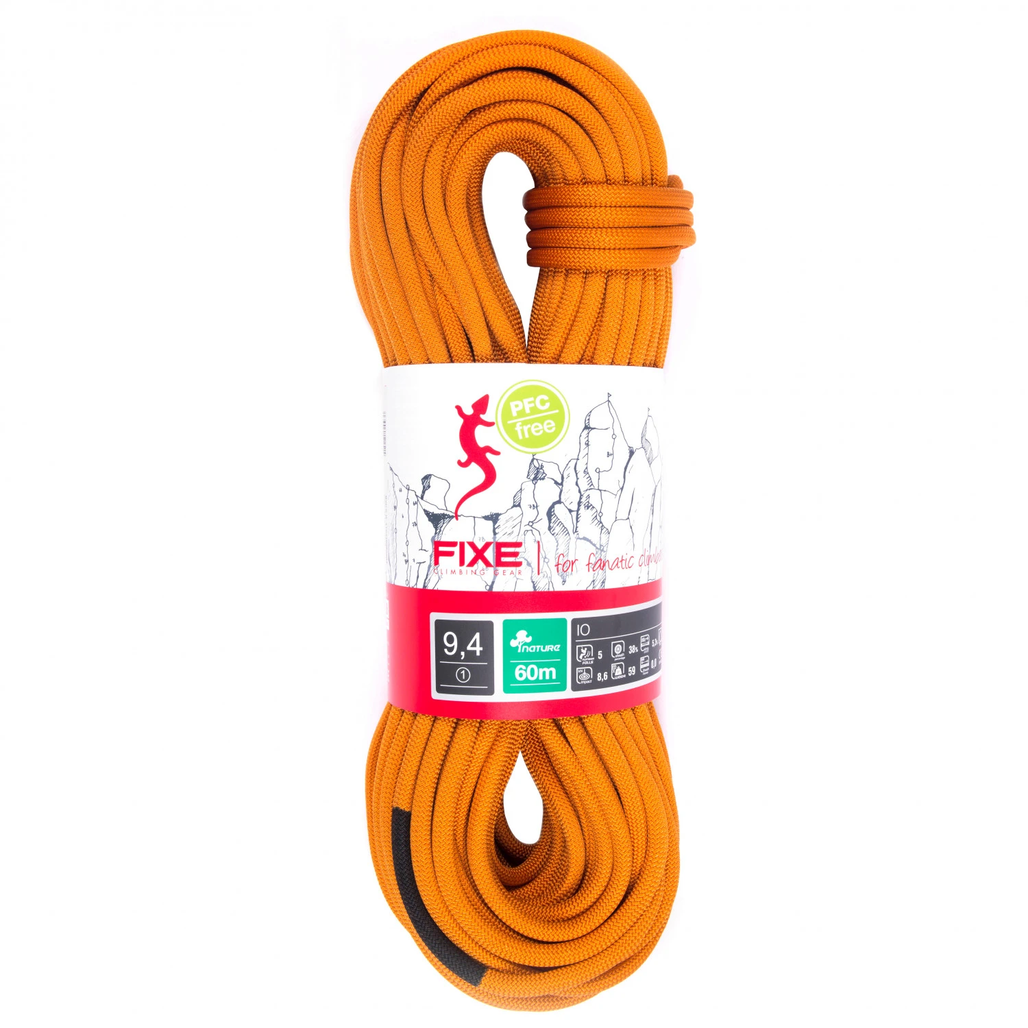 Fixe - Einfachseil IO Nature 9,4 Mm - Single Rope 4 Fixe - Einfachseil IO Nature 9,4 Mm - Single Rope - Image 2